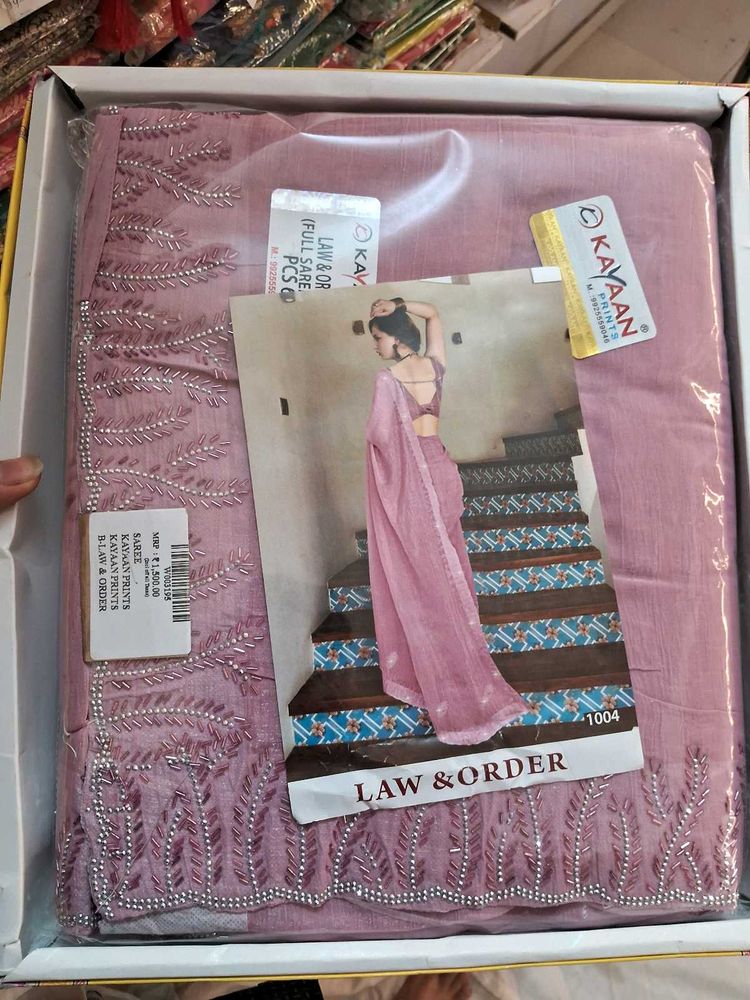 Elegant Law &amp; Order Saree