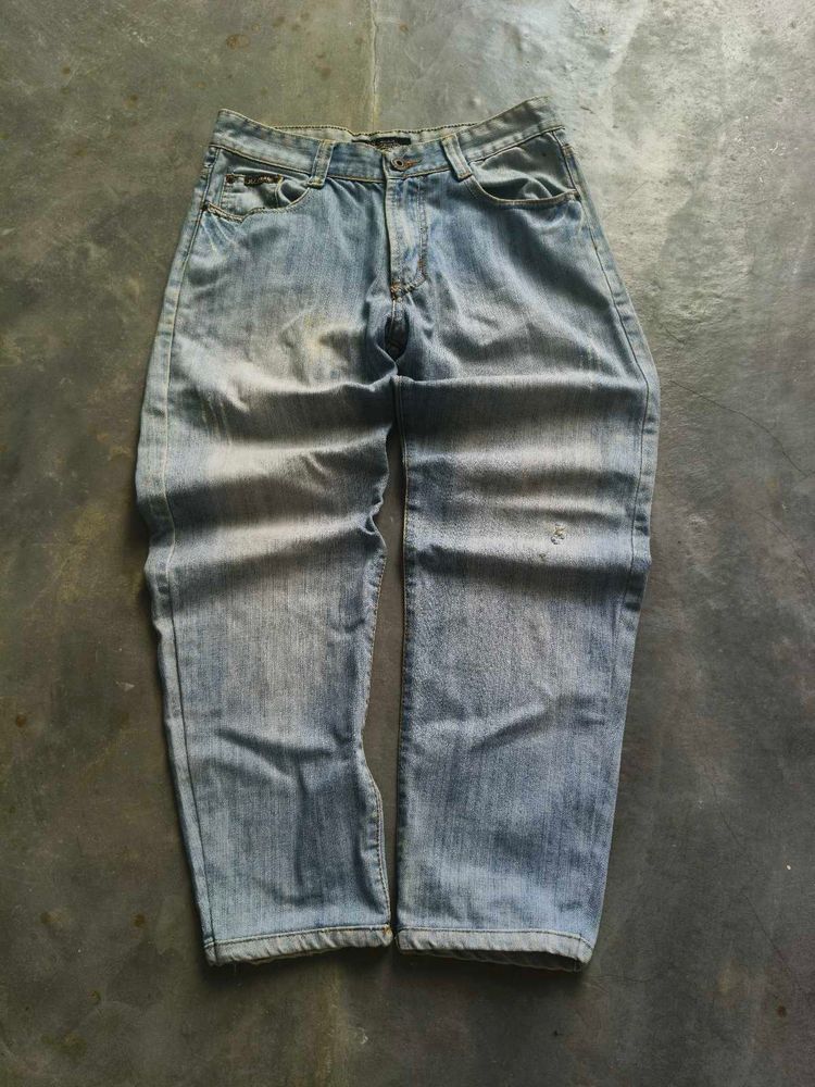 NJ Men's Light Wash Denim Jeans