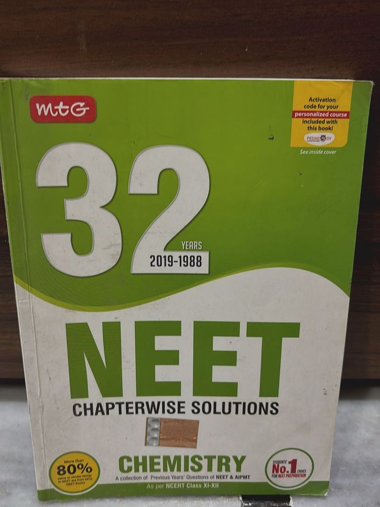 MTG 32 Years NEET Chemistry Solutions