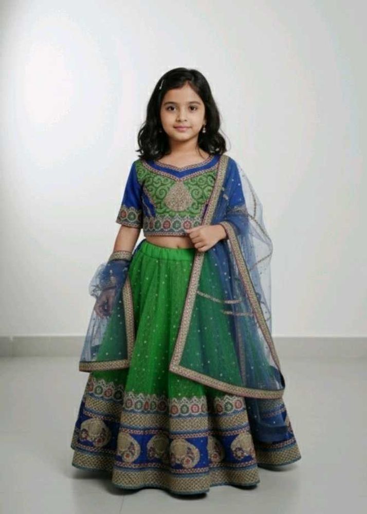 Green Chaniya Choli