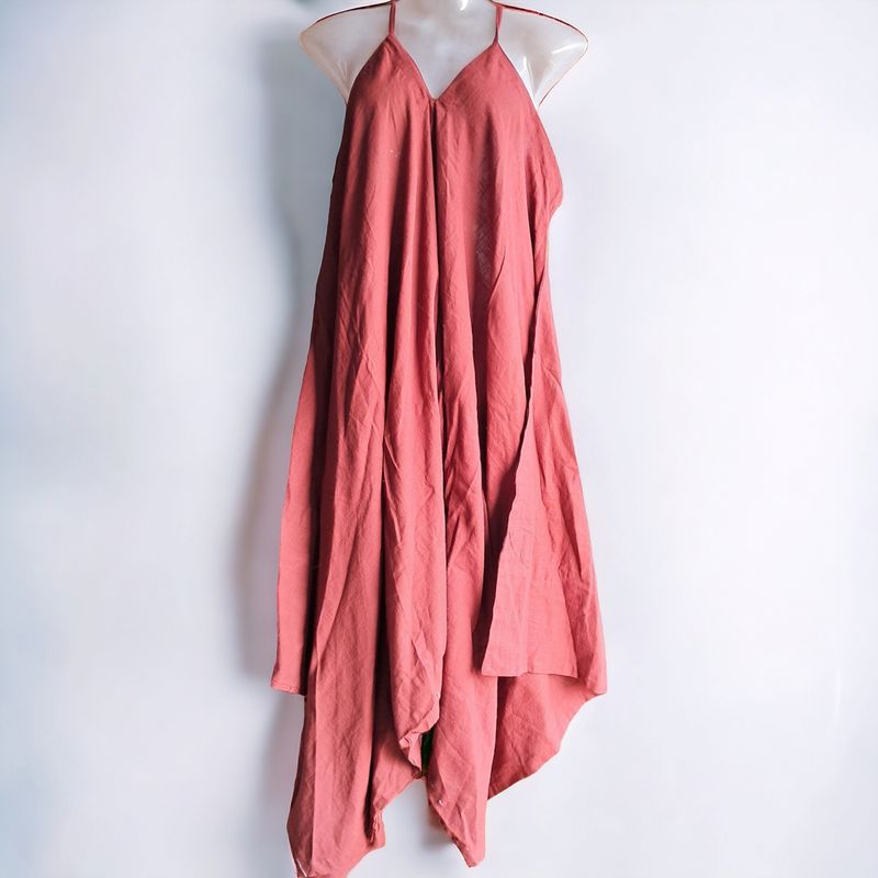 Jaipuri Flared Cotton Jumpsuit