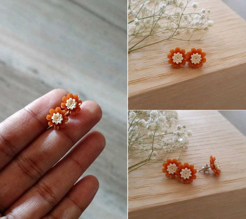 Cute Flower Stud Earrings