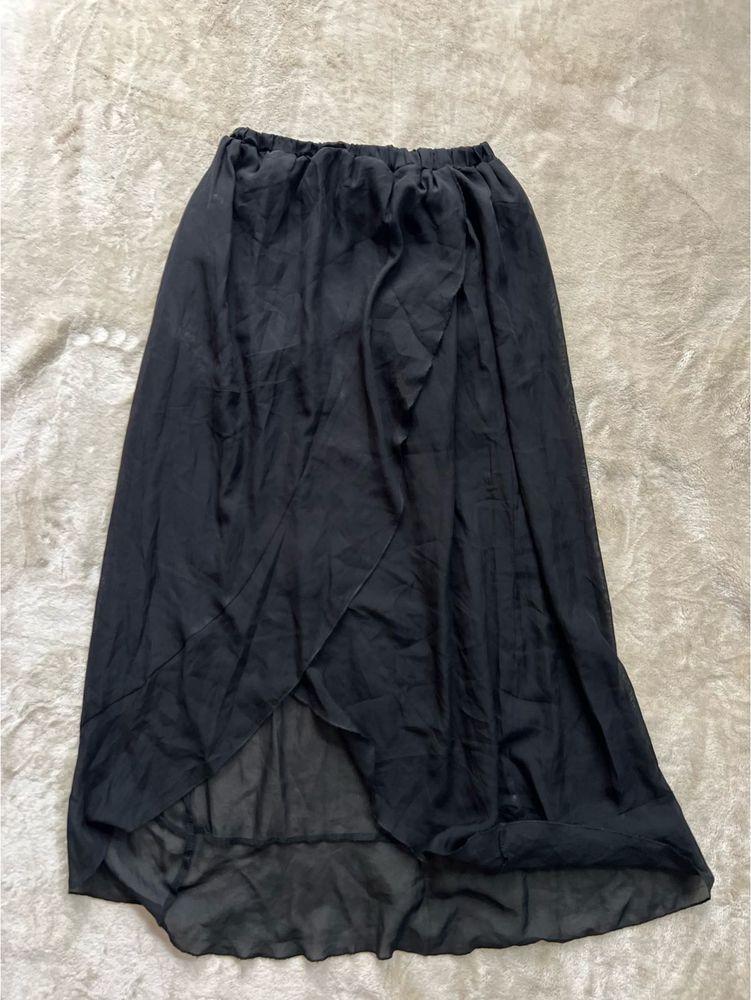 Chic Black Maxi Skirt