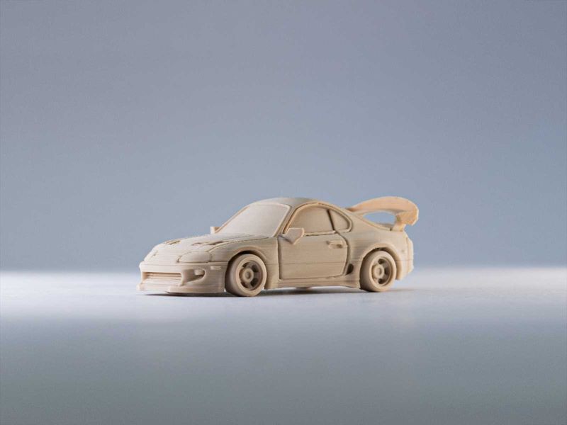 Toyota Supra mk4 Kit Card 3d printed single color