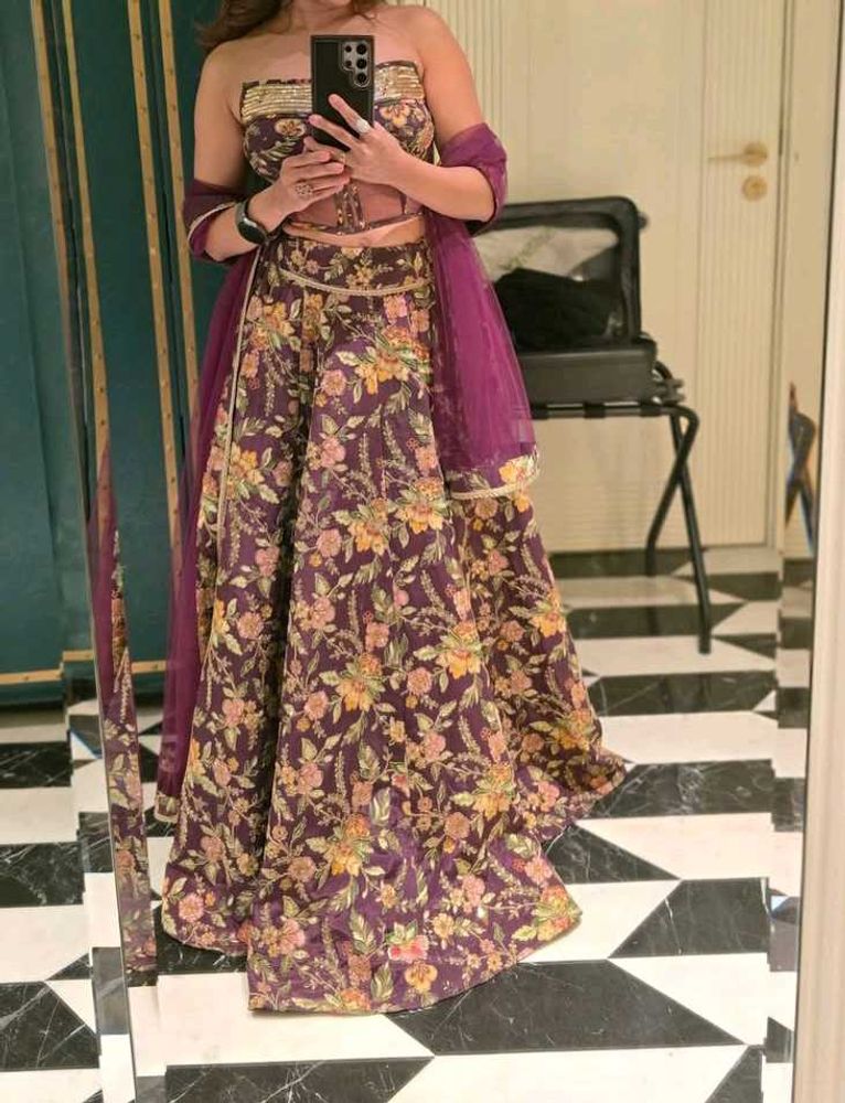 Designer Floral Lehenga Choli Set
