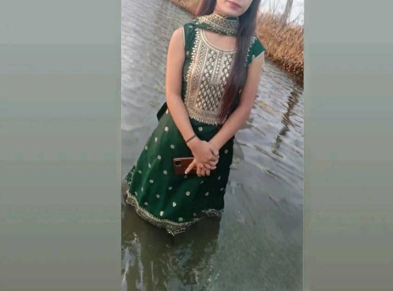 Elegant Green Embroidered Kurta Set