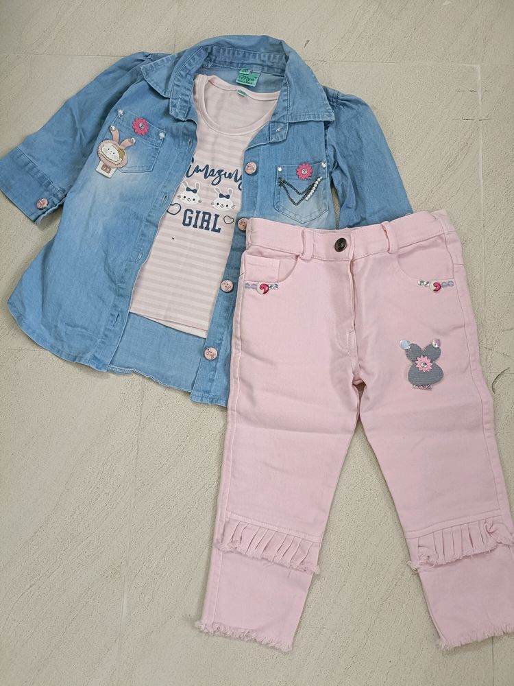 Baby Girls 3 Piece Set Dress