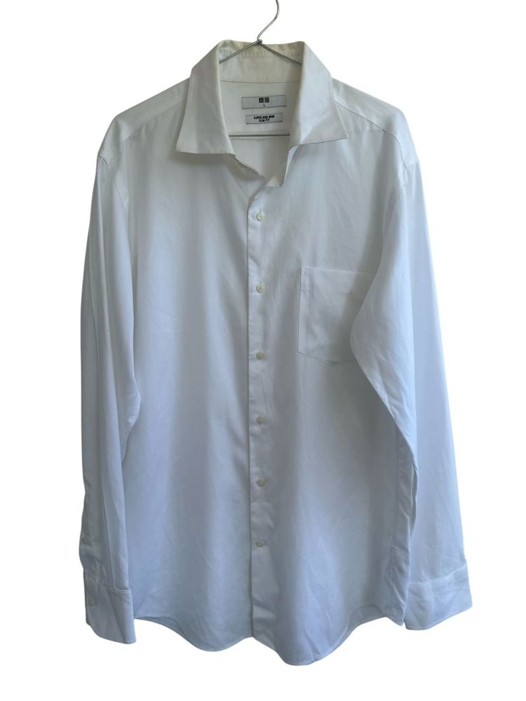 Classic White Button-Down Shirt