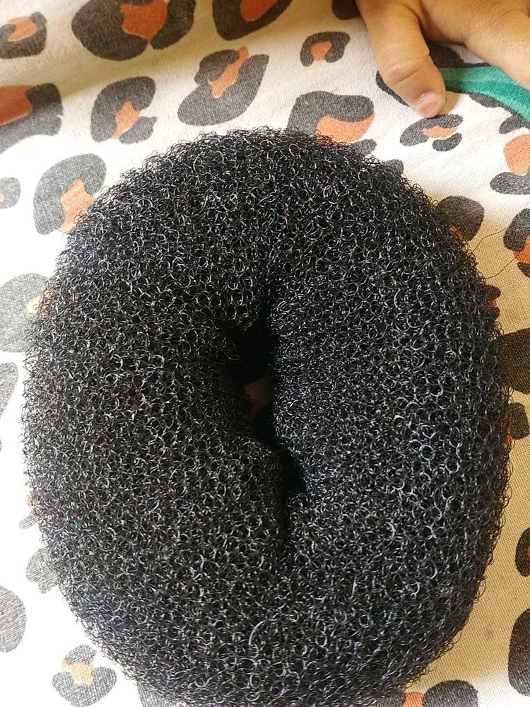 Black Hair Donut Bun Maker