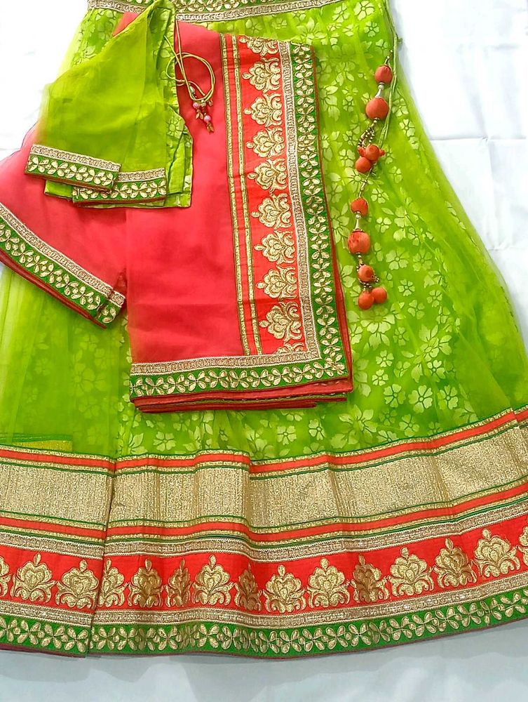 [Free Delivery]🌺Pretty Lehanga Set