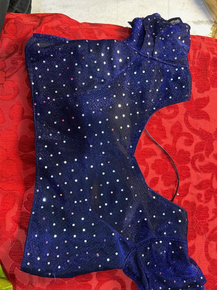 Sparkling Blue Blouse