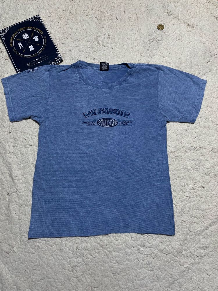 Harley-Davidson Blue Graphic T-Shirt