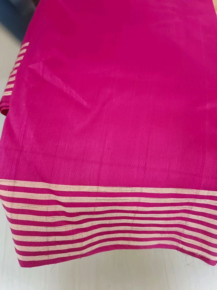 New Majantha Colour Saree With Blouse