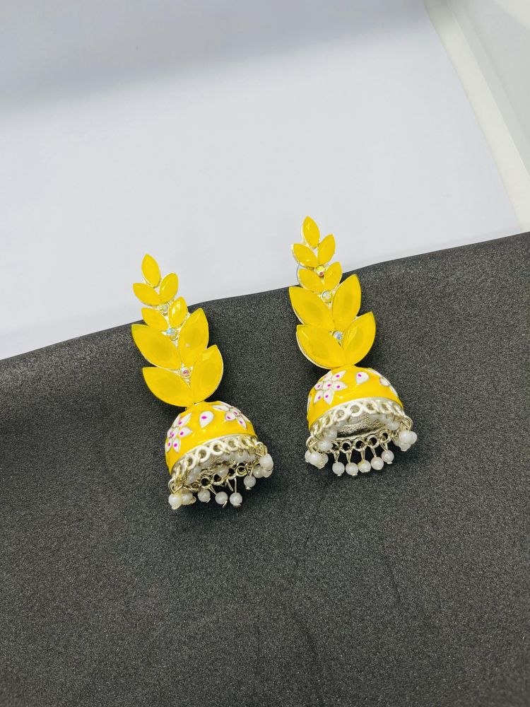 Yellow Earring