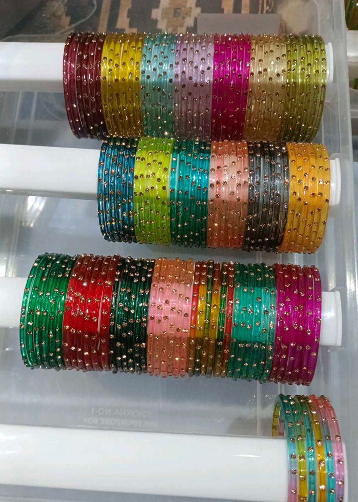 Colorful Bangle Set ek darjan 99