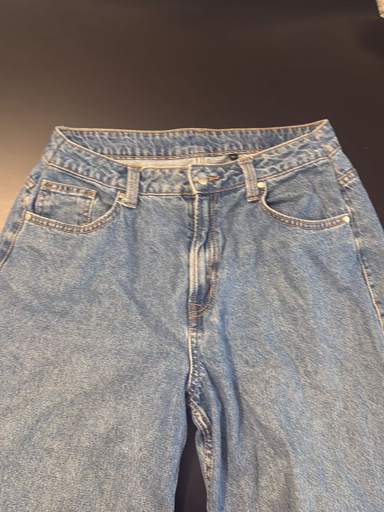 Classic Blue Denim Jeans ( altered 2 inches )