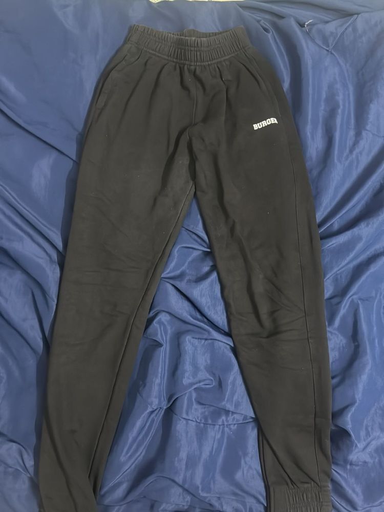Black Joggers with Logo