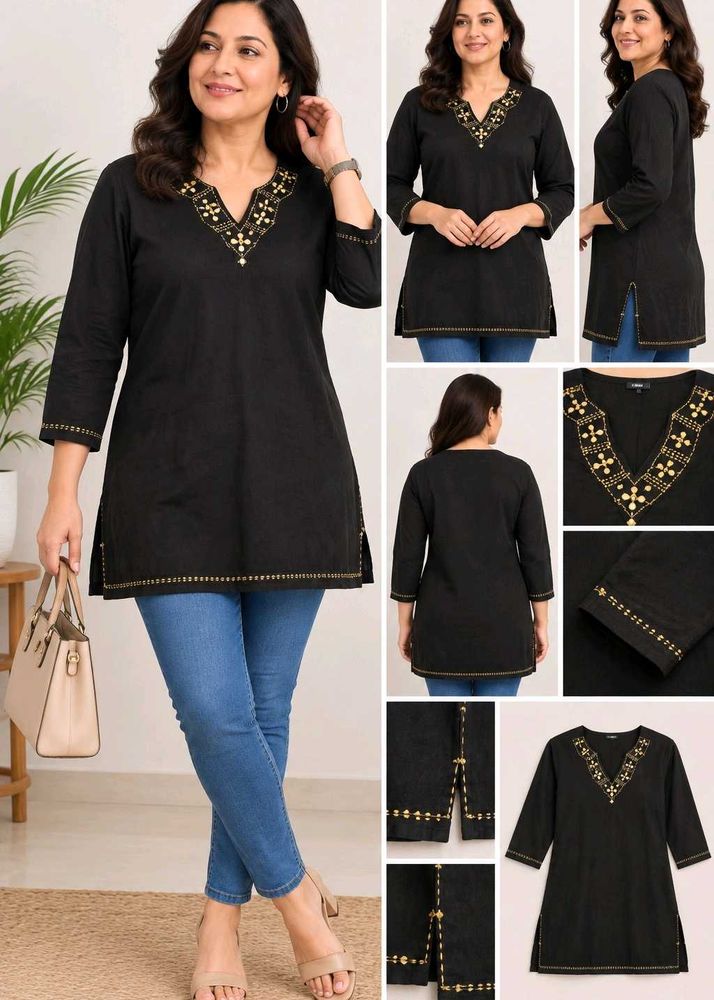 Hand Embroiderd Short Top