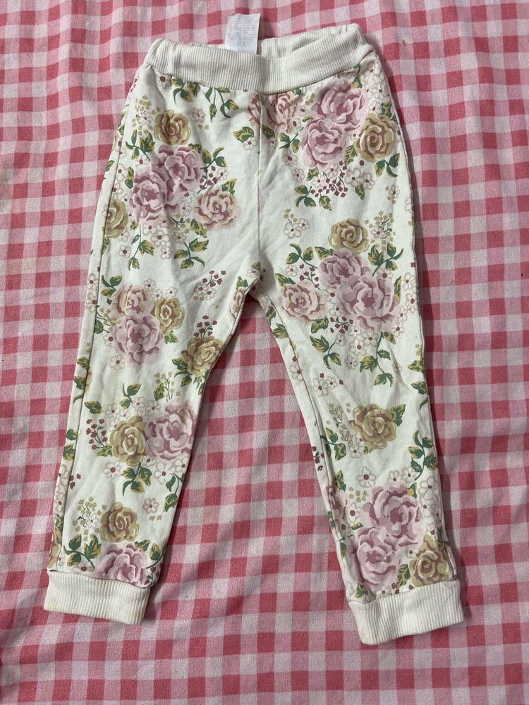 Floral Print Joggers
