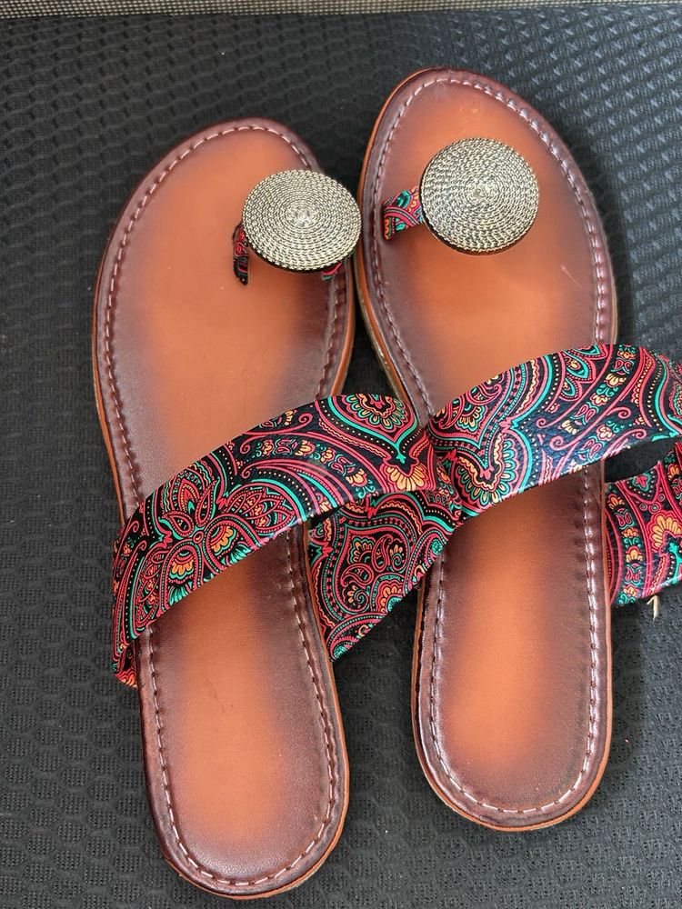 Stylish Embellished Flats Sandals