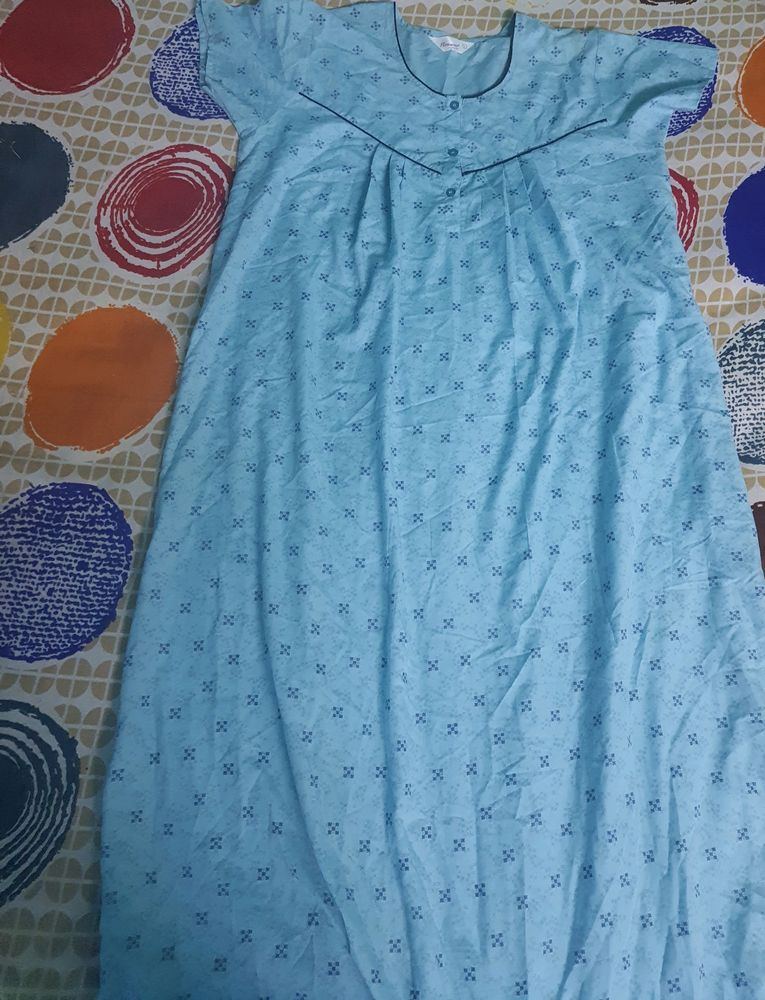 Sky Blue Ladies Nighty - Size XL