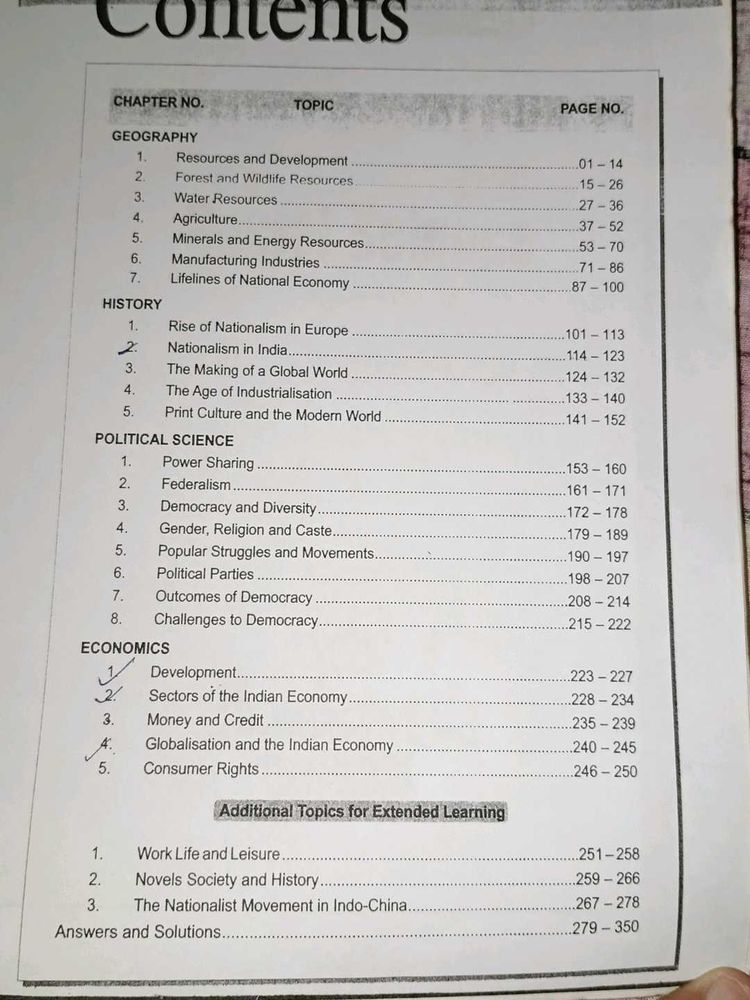 Social Science class10th shortnotes quick revision