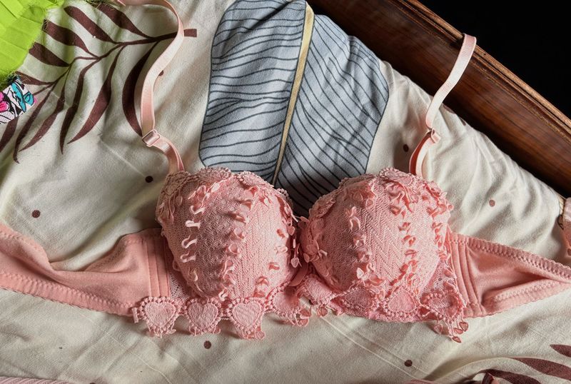 Pretty Pink Lace Bra