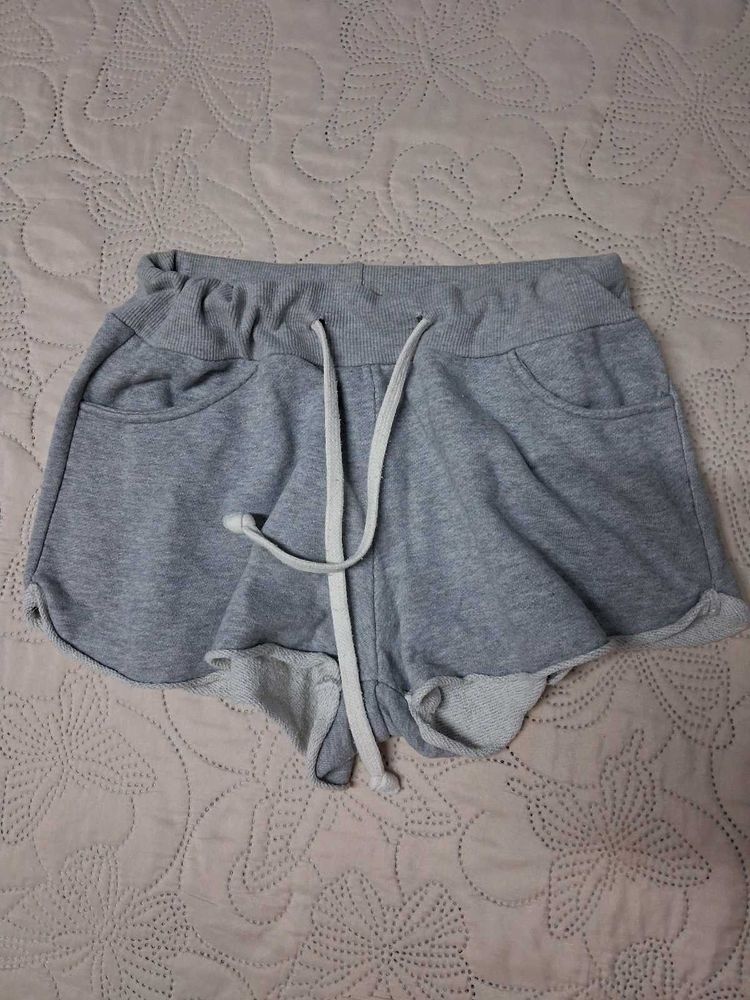 Grey sweat shorts