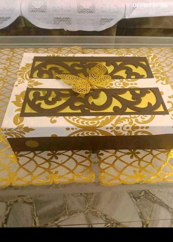 7. Decorative Gift Box with Butterfly Accent