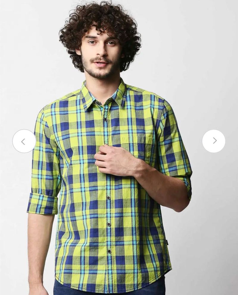 Men's Checkered Casual Shirt