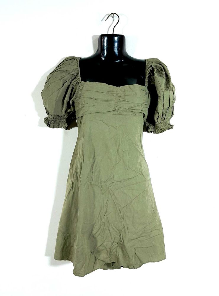 Olive Green Dress For Women's