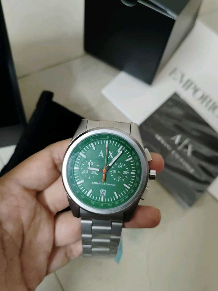 Armani Exchange Green Dial Watch