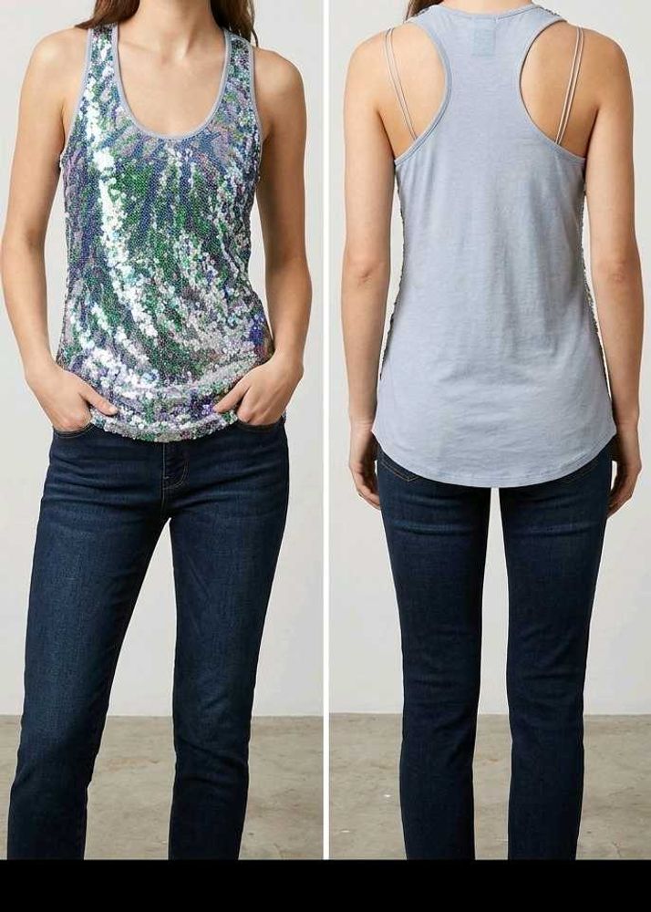 Sparkling Sequin Tank Top