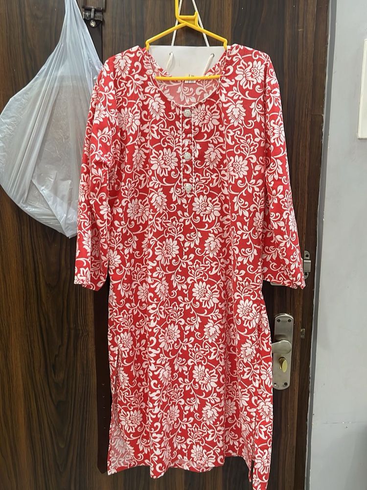 XXL cotton print Floral co-ord Set