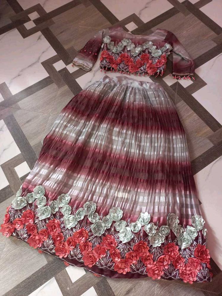 Floral Lehenga Choli Set