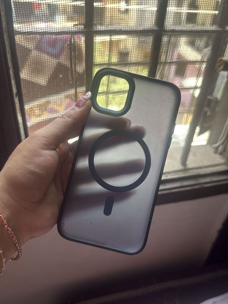 Protective i Phone Case with Magnetic Ring