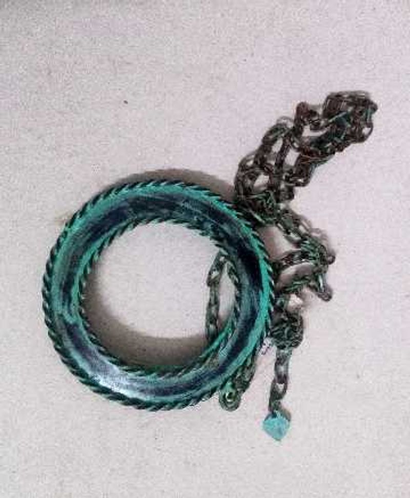 Stylish Teal Bangle Bracelet