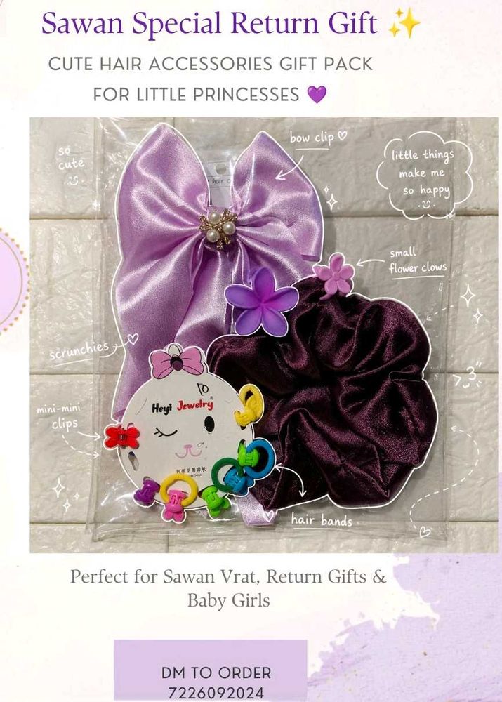 Cute Hair Accessories Gift Pack for Girls