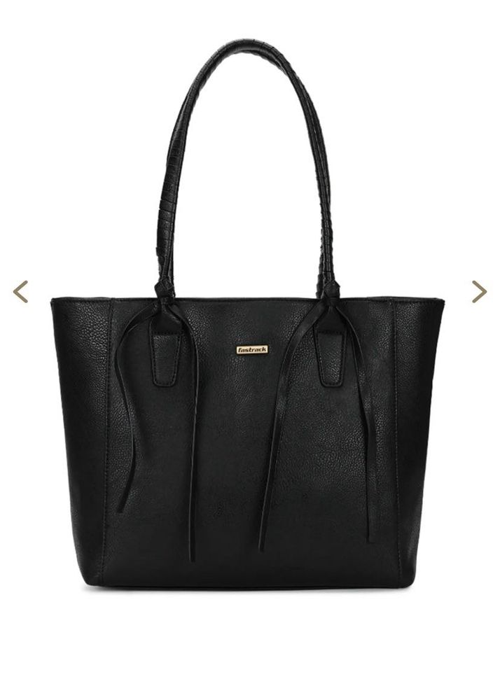 Stylish Black Tote Bag