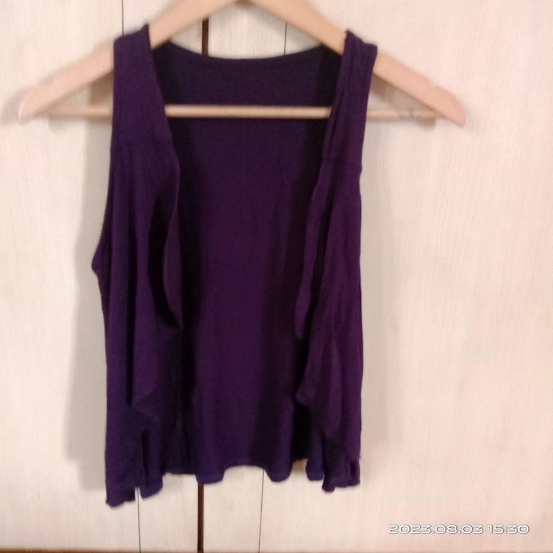 Price Drop Purple Color Shrug .S Size