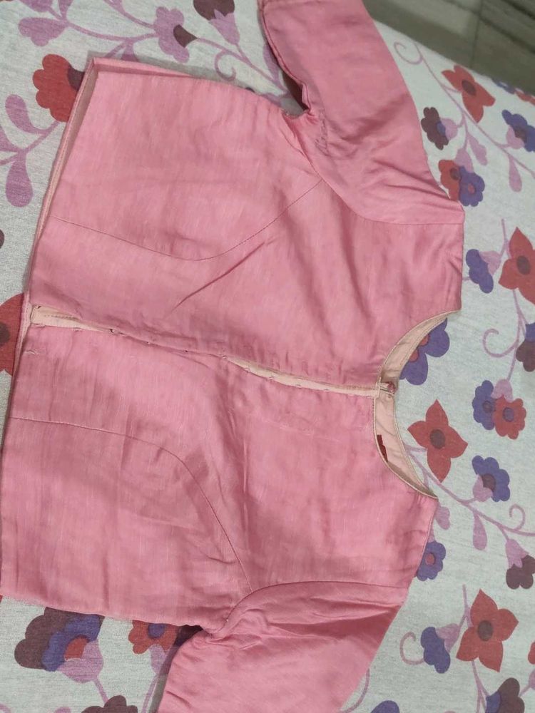 Pink Cotton Blouse