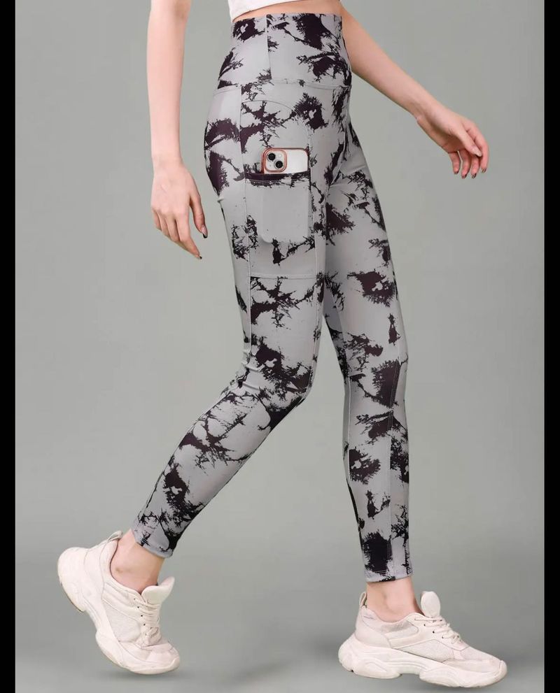 Stylish Tie-Dye Pocket Leggings