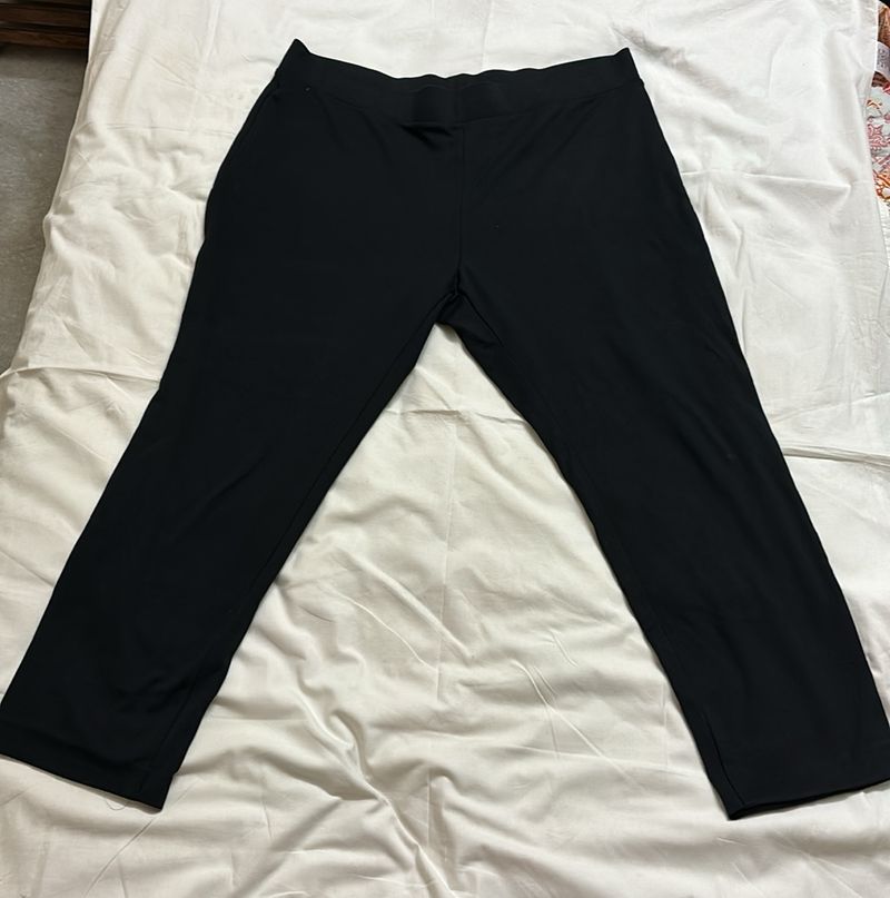 M&amp;S Black Trouser For Women In 2XL