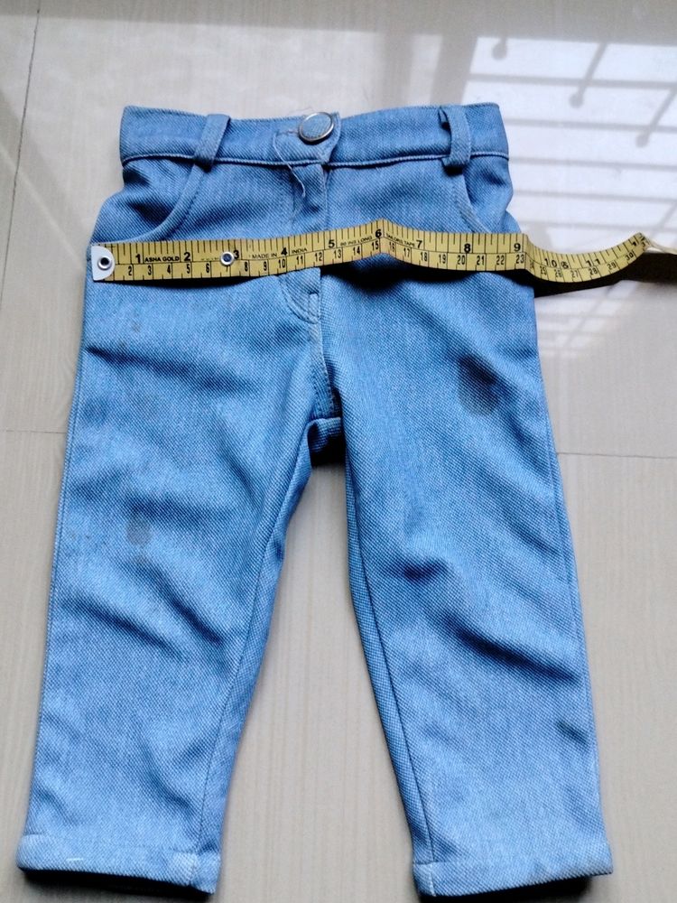 Beautiful Blue Jeans 👖 Of Baby Girl