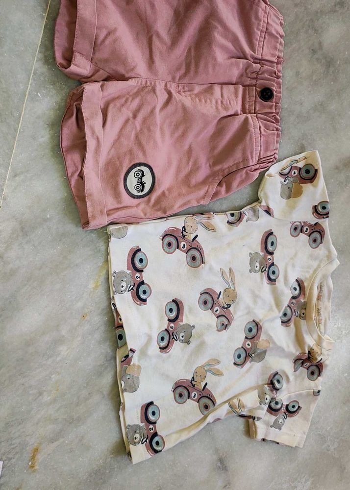 tCute &amp; Stylish Baby Boy/Girl Summer Clothing Set