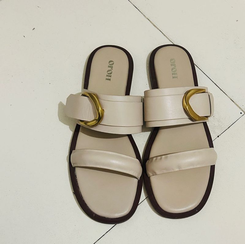 🥿🛍️Oroh Arezzo Nude Flat Uk 8 Fixed Price