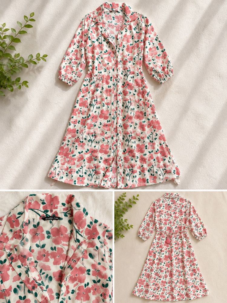 Floral Print Maxi Dress
