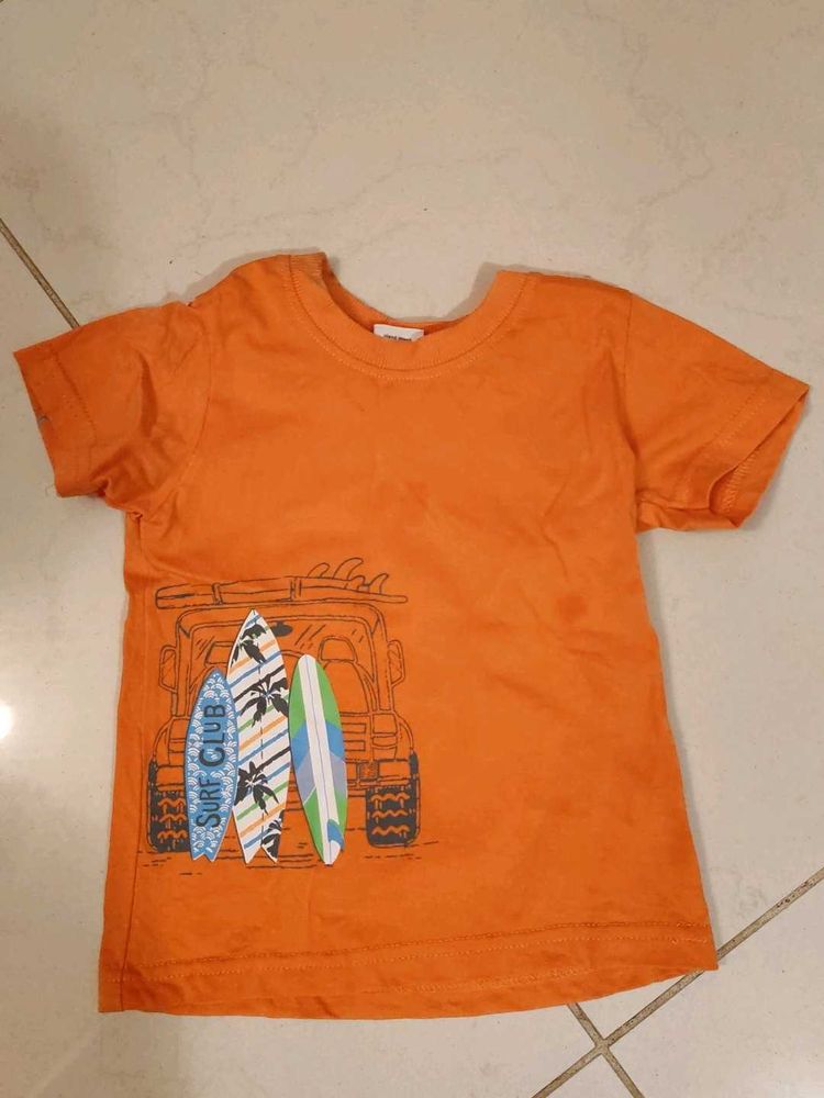 Orange T Shirt For Babies