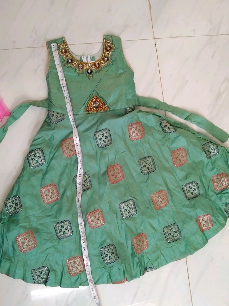 Pitta Green Gown
