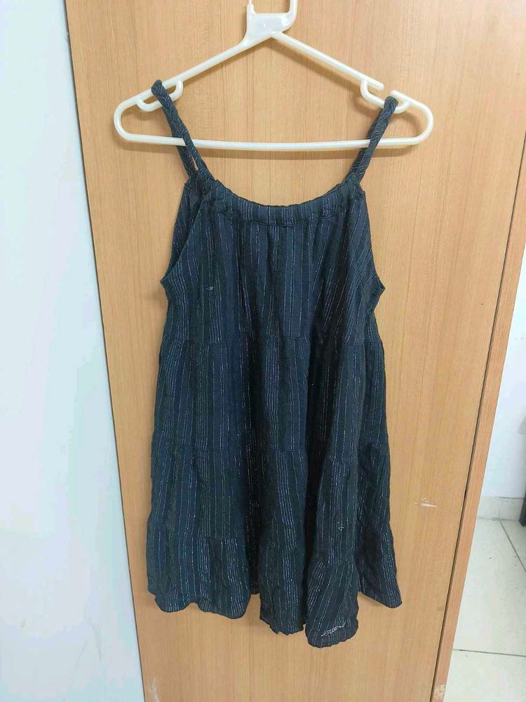 Sparkly Black Camisole dress